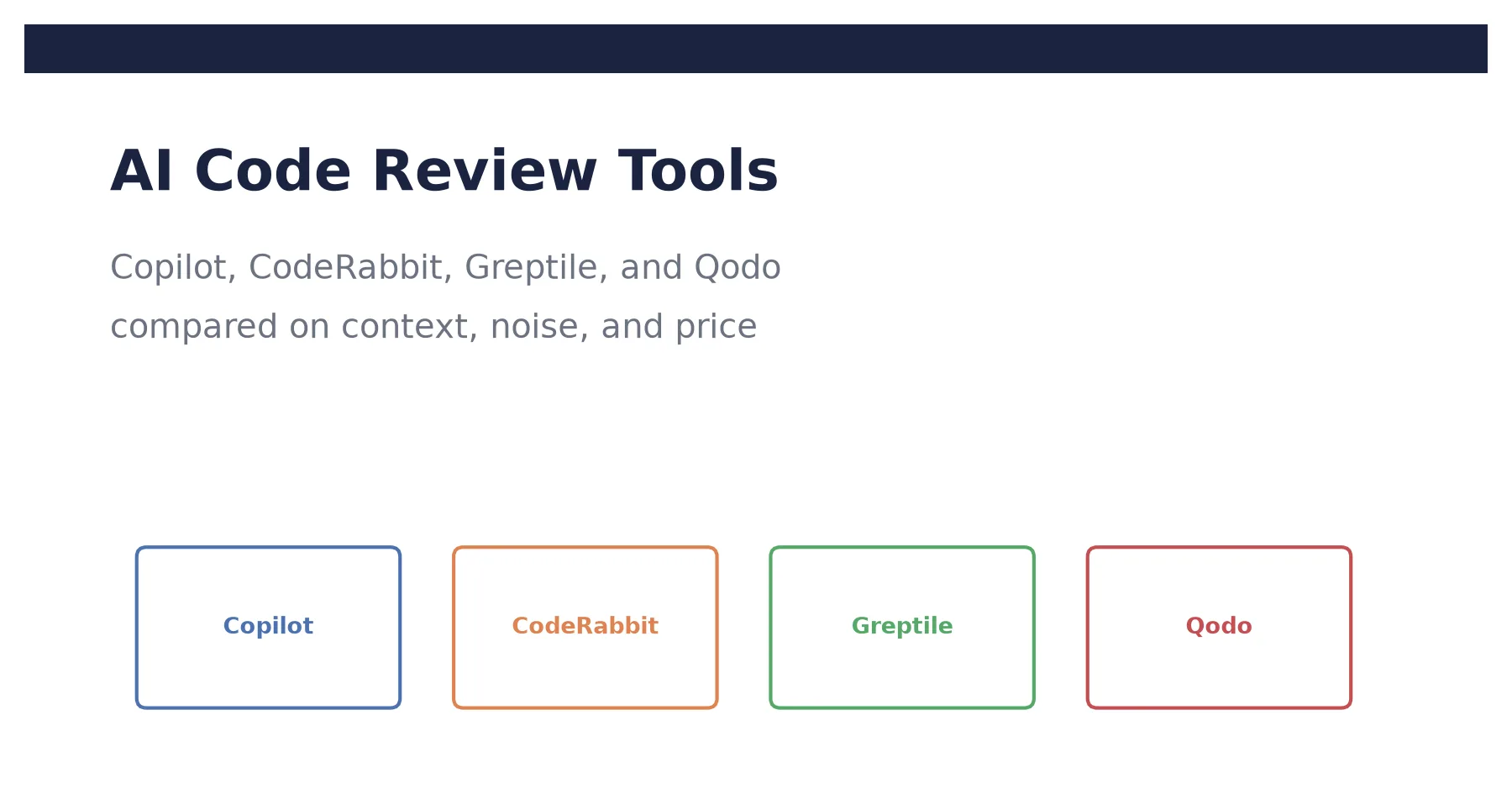 AI Code Review Tools Compared: Copilot, CodeRabbit, Greptile, and Qodo