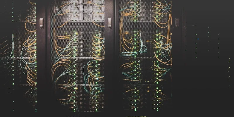 AI-powered cybersecurity monitoring dashboard showing network anomaly detection