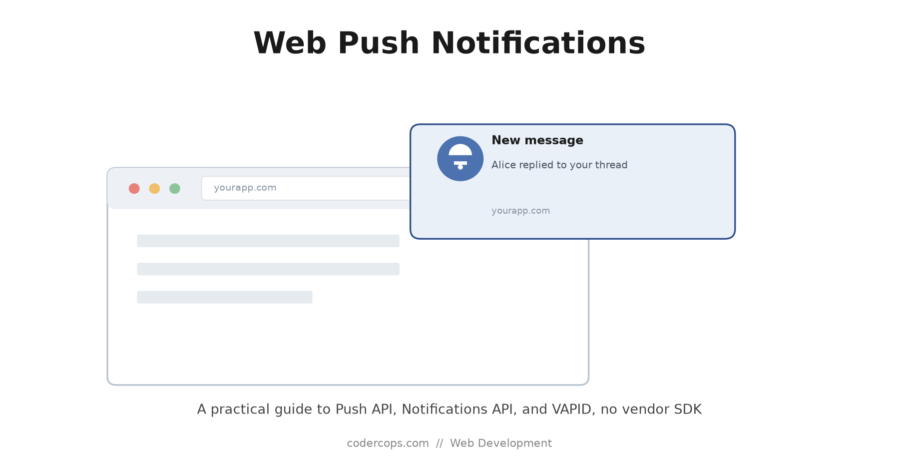 Web Push Notifications Without a Vendor: A Practical Implementation Guide